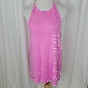 PINK Super Soft Tank ' Stay Fit Stay Lit' Pink Size M
